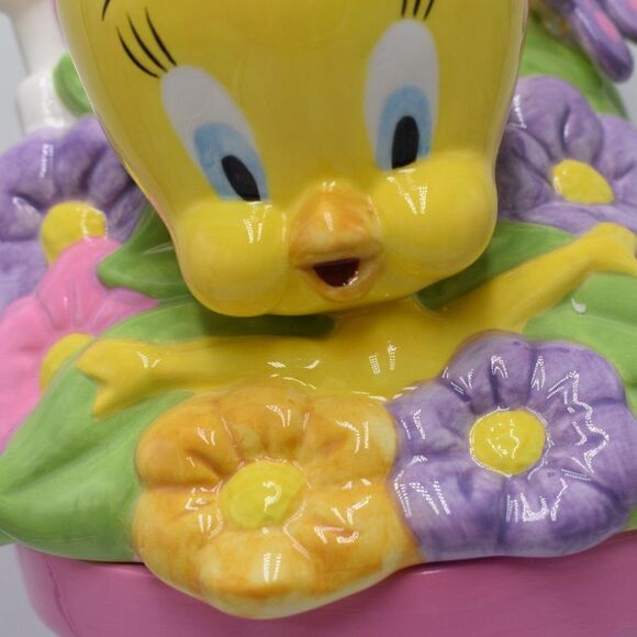 Vintage Gibson Overseas Looney Tunes WB Sunshine Tweety Cookie Jar - Picture 3 of 10